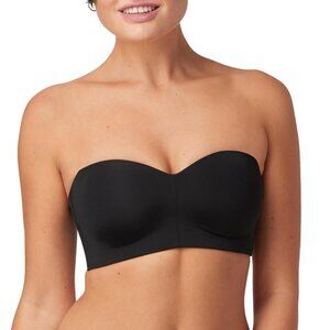 NWT Maidenform Womens Strapless Multiway Wireless Bra DM7685 Black L